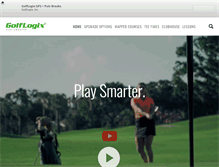 Tablet Screenshot of golflogix.com
